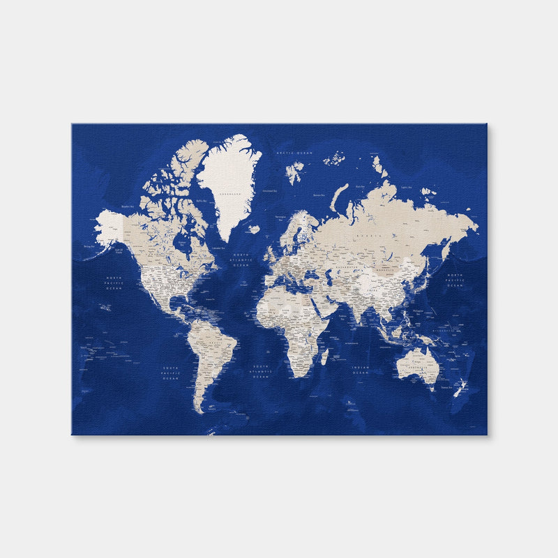 AUTO-MOCKUP WHITE | World Map 51 | 1 Piece | Gallery Wrap | group=4x3