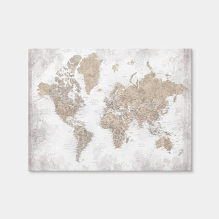 AUTO-MOCKUP WHITE | World Map 54 | 1 Piece | Gallery Wrap | group=4x3