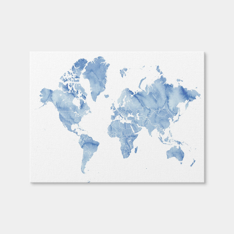 AUTO-MOCKUP WHITE | World Map 5 | 1 Piece | Gallery Wrap | group=4x3