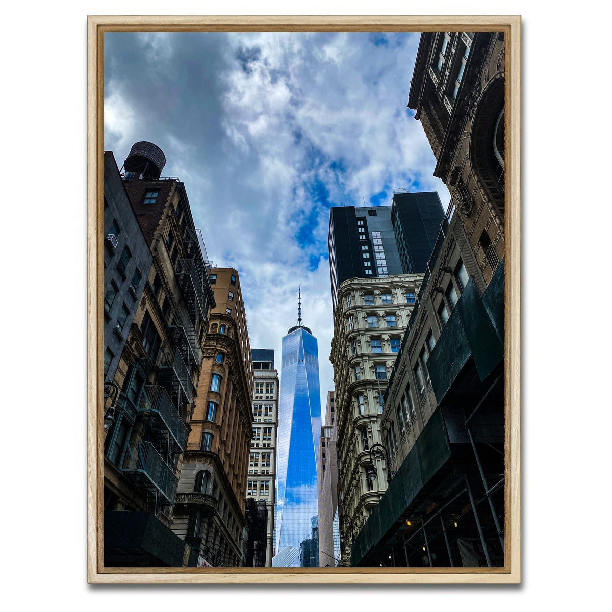 AUTO-MOCKUP WHITE | World Trade Center | 1 Piece | Natural Framed Canvas | group=3x4