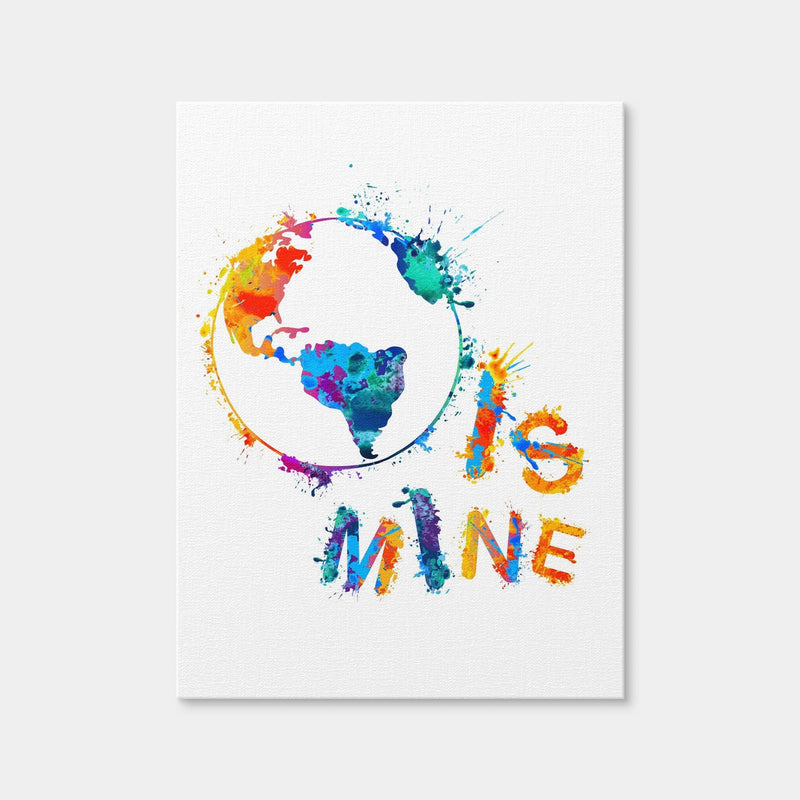 AUTO-MOCKUP WHITE | World is Mine | 1 Piece | Gallery Wrap | group=3x4