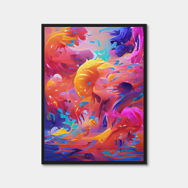 World of Color Wall Art — Framed Canvas Format preview
