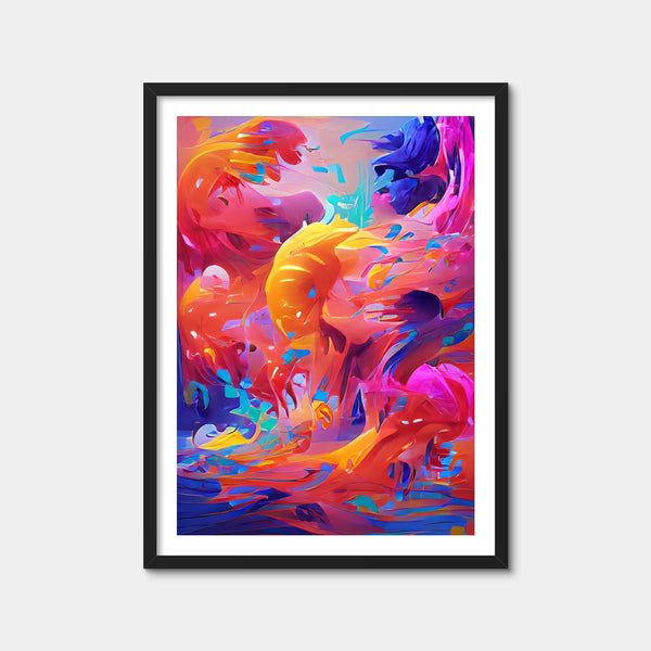 World of Color Wall Art — Framed Print Format preview