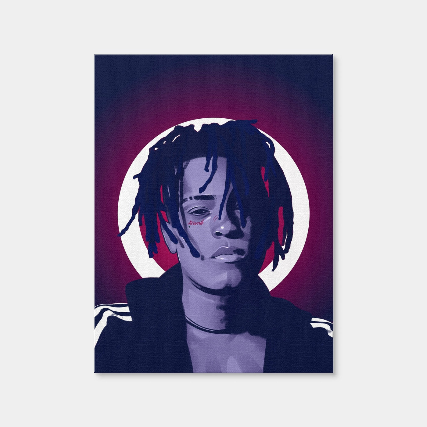 AUTO-MOCKUP WHITE | XXXTentacion Blue | 1 Piece | Gallery Wrap | group=3x4