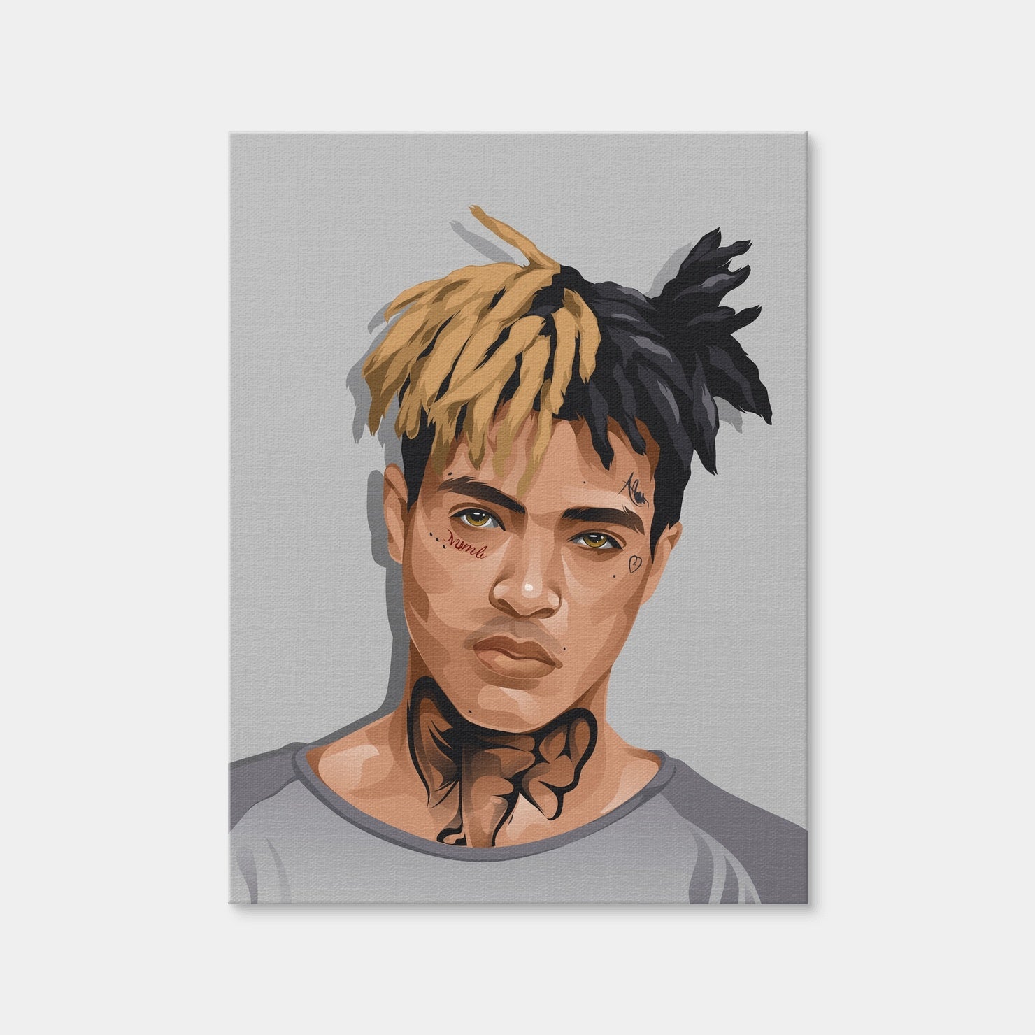AUTO-MOCKUP WHITE | XXXTentacion Elephant | 1 Piece | Gallery Wrap | group=3x4