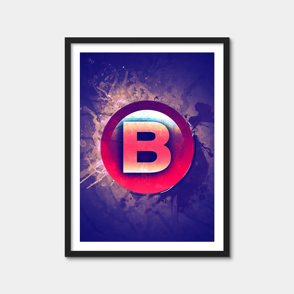 Xbox B Wall Art — Framed Print Format preview