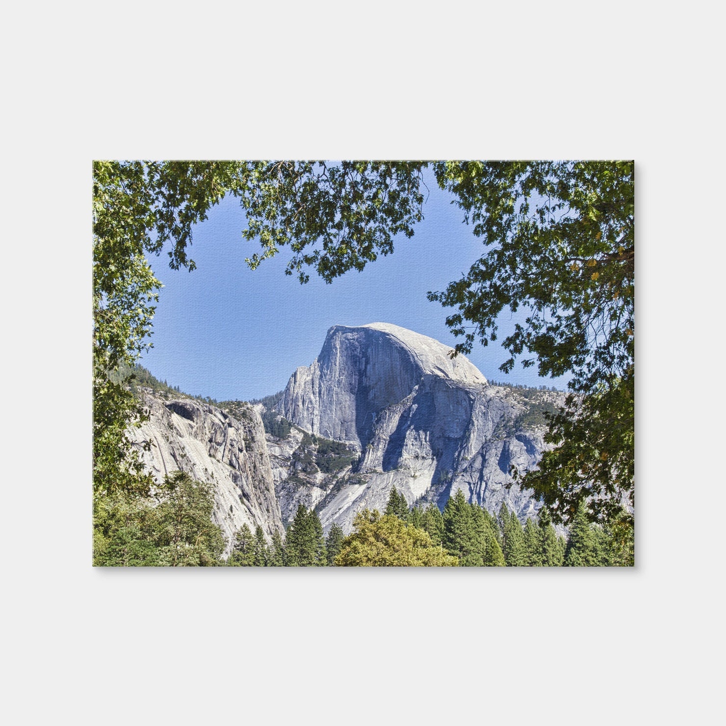 AUTO-MOCKUP WHITE | YOSEMITE VALLEY Half Dome | 1 Piece | Gallery Wrap | group=4x3