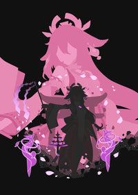 Yae Miko Wall Art
