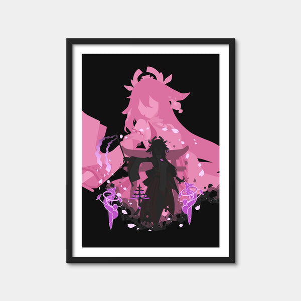 Yae Miko Wall Art — Framed Print Format preview