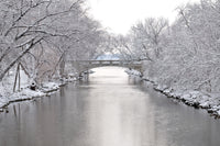 Yahara River in Madison Winter Wall Art