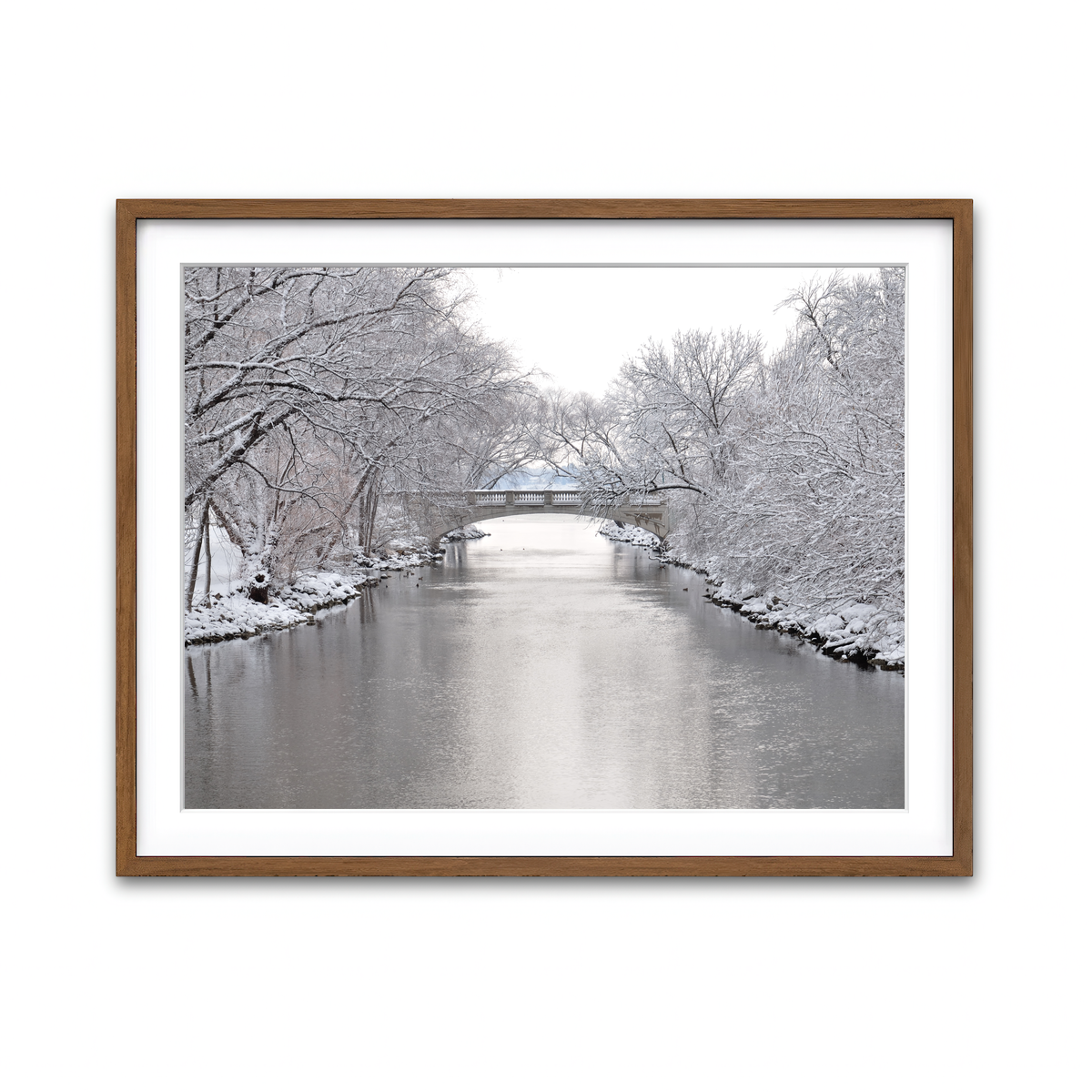 Framed Print 4x3 Walnut