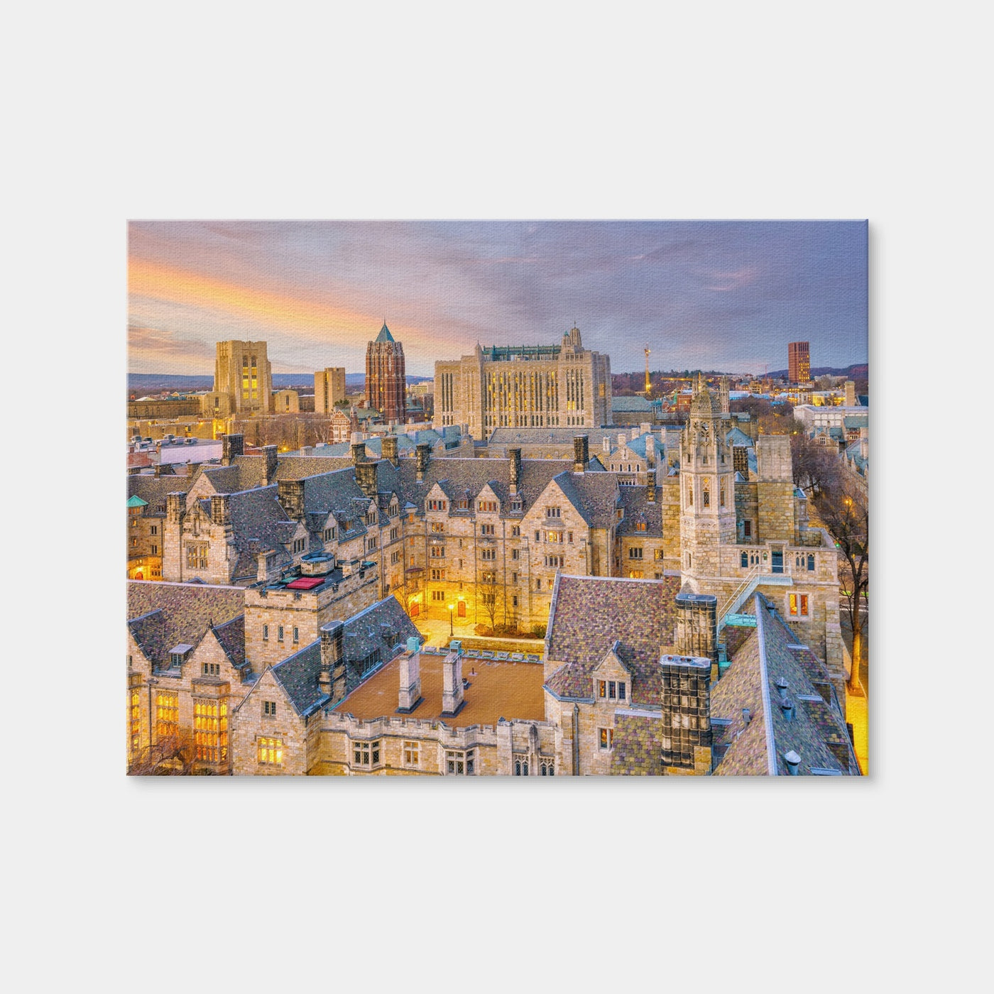 AUTO-MOCKUP WHITE | Yale University Campus - New Haven | 1 Piece | Gallery Wrap Canvas | group=4x3