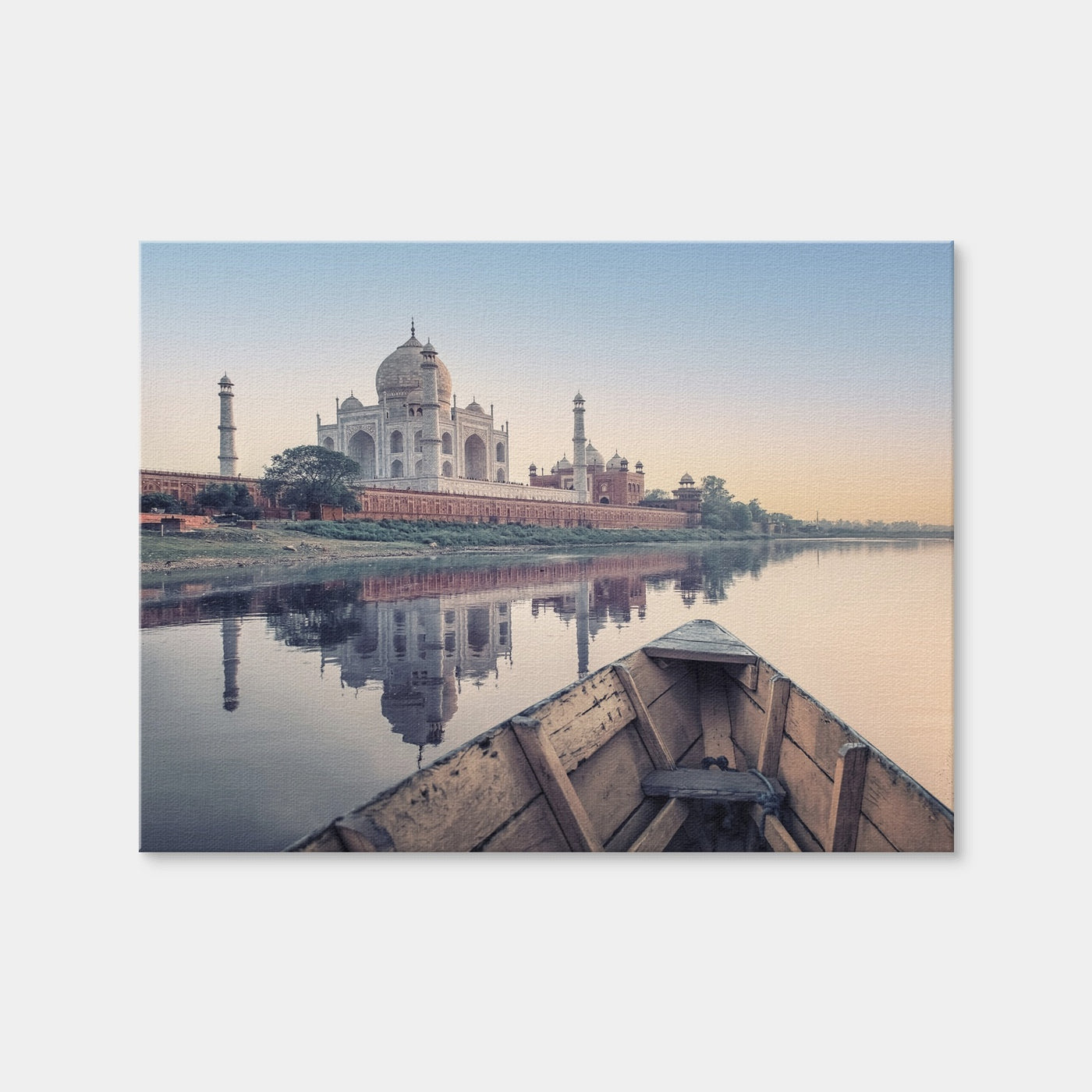 AUTO-MOCKUP WHITE | Yamuna River | 1 Piece | Gallery Wrap | group=4x3