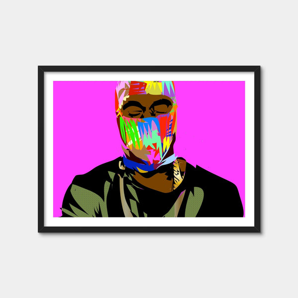 Yay Mask Wall Art — Framed Print Format preview