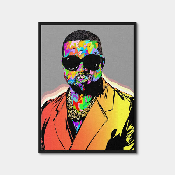 Ye Portrait Wall Art — Framed Canvas Format preview