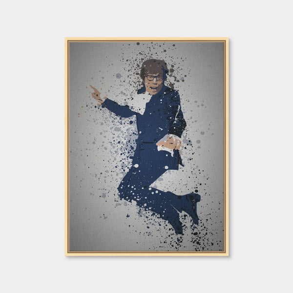 Yeah Baby Wall Art — Framed Canvas Format preview