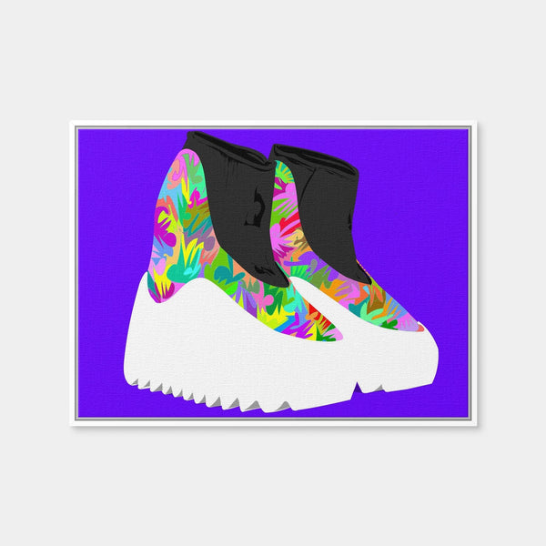 Yeezy Boots Future Wall Art — Framed Canvas Format preview