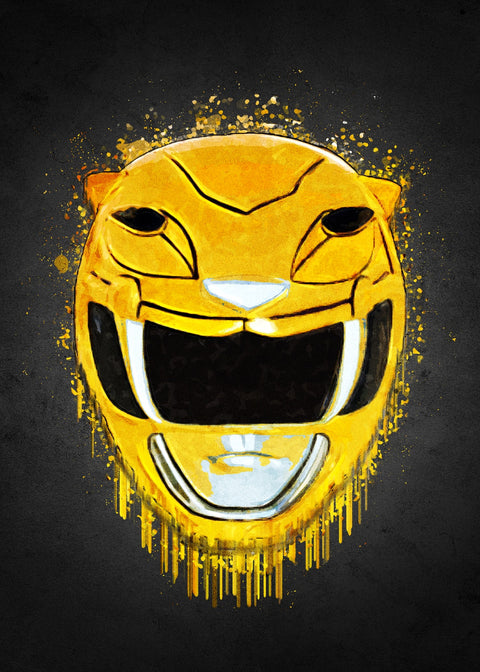 Yellow Ranger Portrait Wall Art