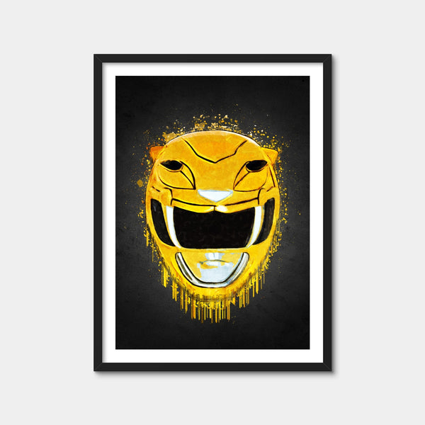 Yellow Ranger Portrait Wall Art — Framed Print Format preview