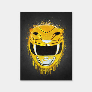 AUTO-MOCKUP WHITE | Yellow Ranger Portrait | 1 Piece | Gallery Wrap Canvas | group=3x4