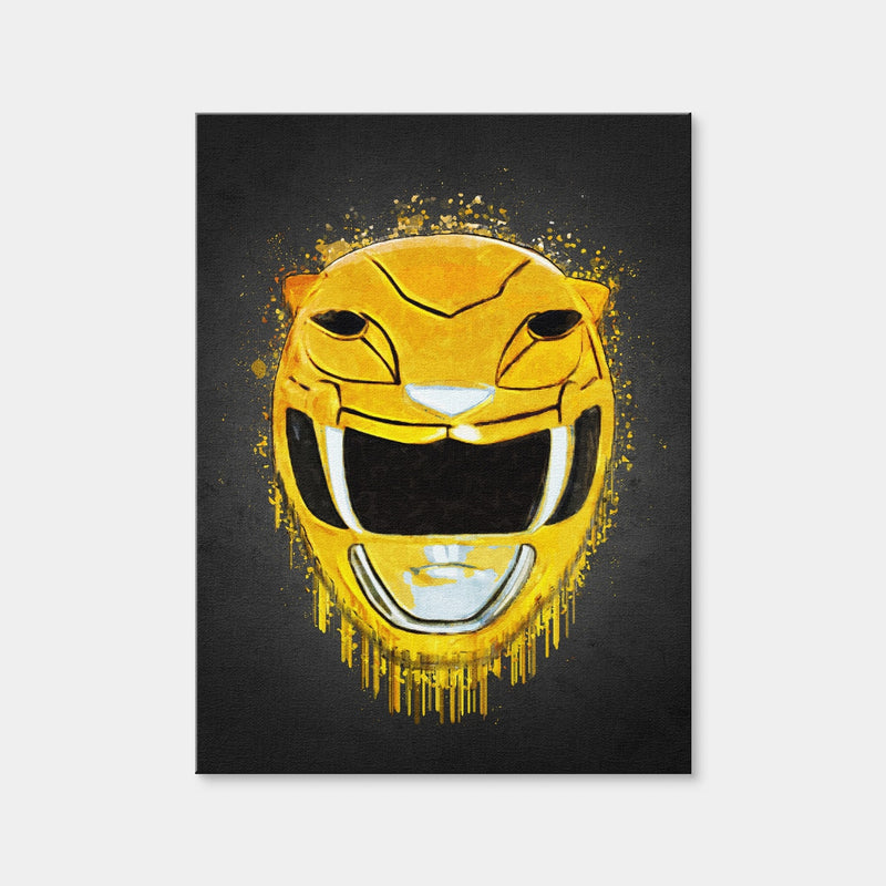 AUTO-MOCKUP WHITE | Yellow Ranger Portrait | 1 Piece | Gallery Wrap Canvas | group=3x4