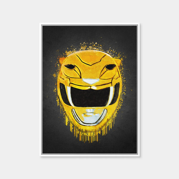 Yellow Ranger Portrait Wall Art — Framed Canvas Format preview