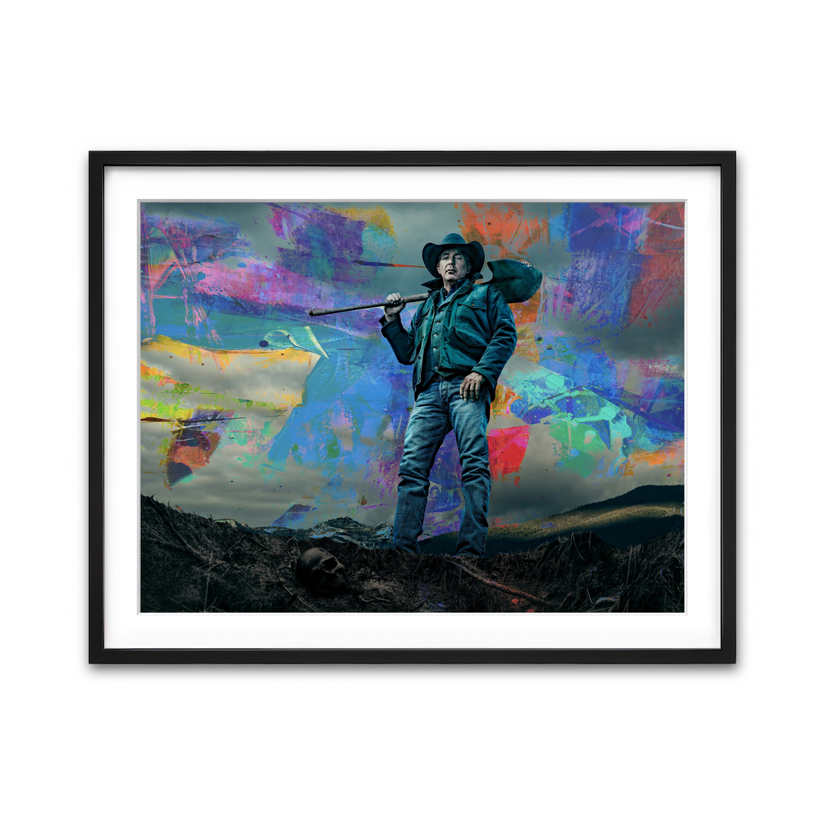 Framed Print 4x3 Black