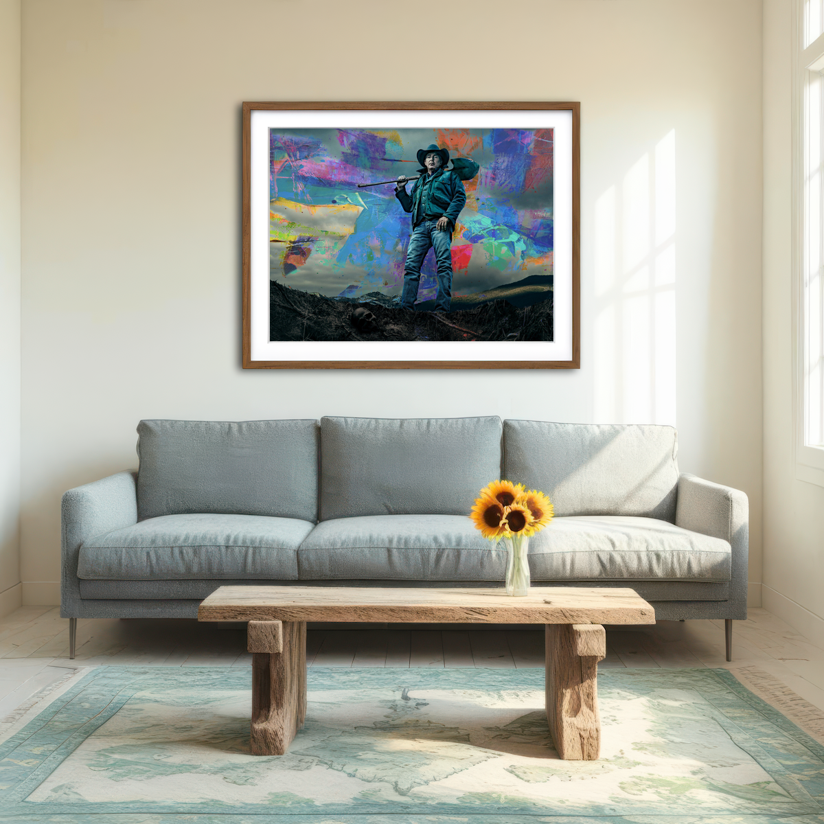 AUTO-MOCKUP ROOM | Yellowstone - John Dutton Wall Art