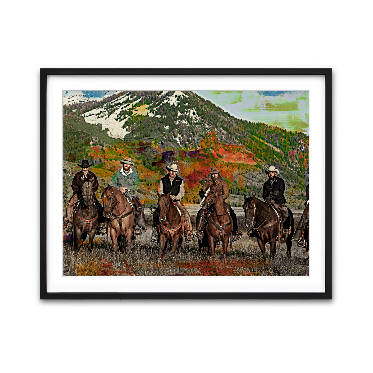 Framed Print 4x3 Black