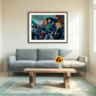 AUTO-MOCKUP ROOM | Yellowstone Wall Art