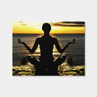 AUTO-MOCKUP WHITE | Yoga Silhouette | 1 Piece | Gallery Wrap | group=4x3