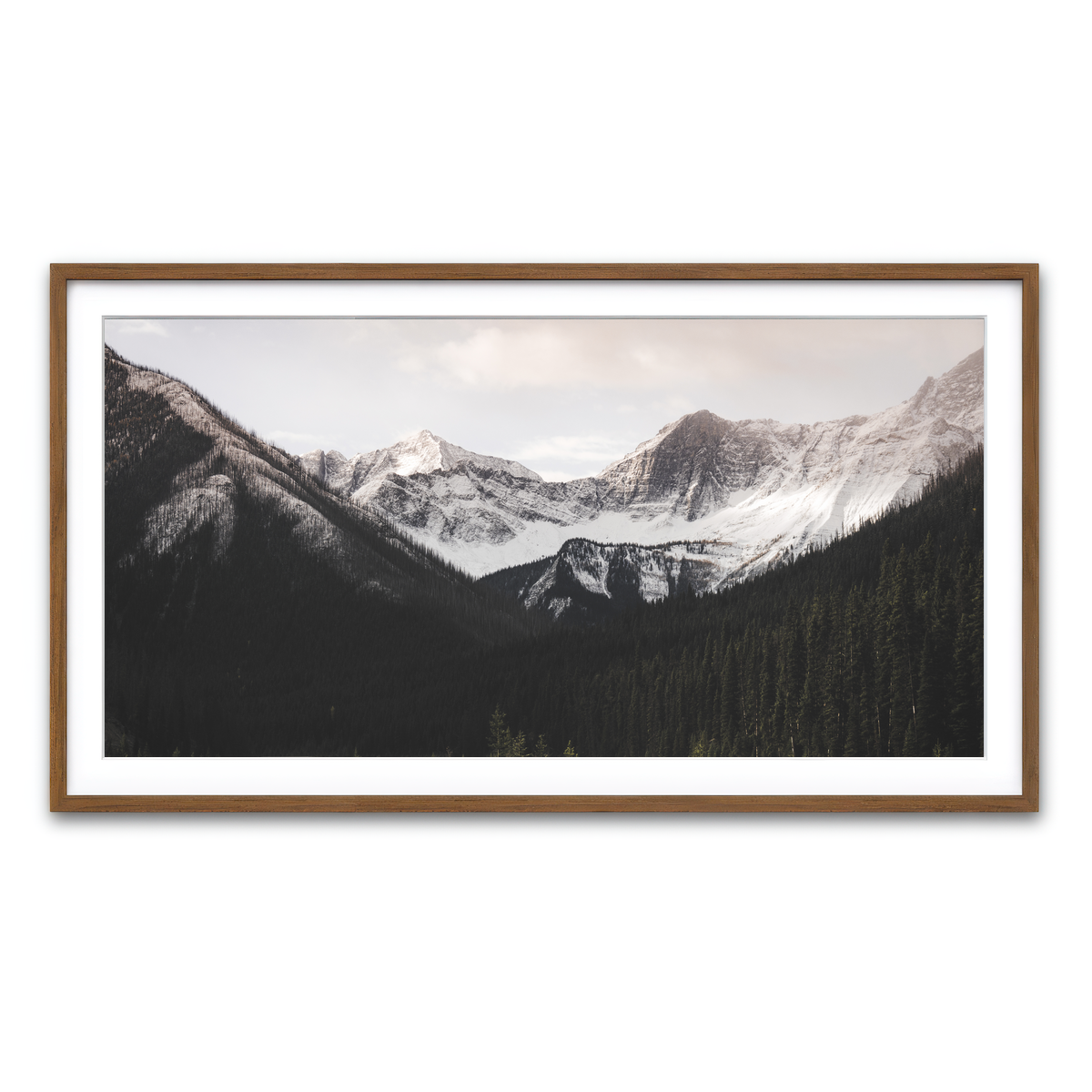 Framed Print 2x1 Walnut