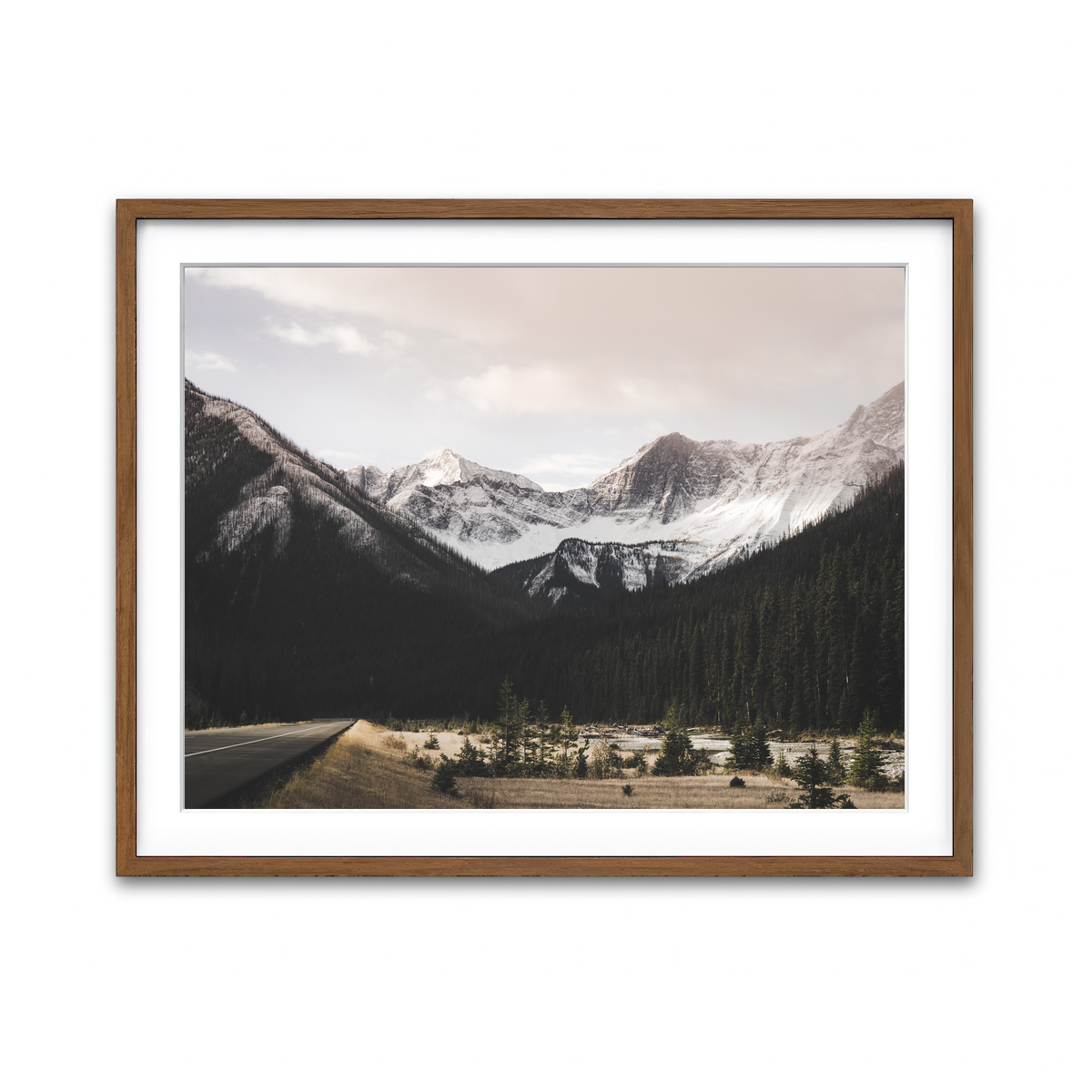 Framed Print 4x3 Walnut