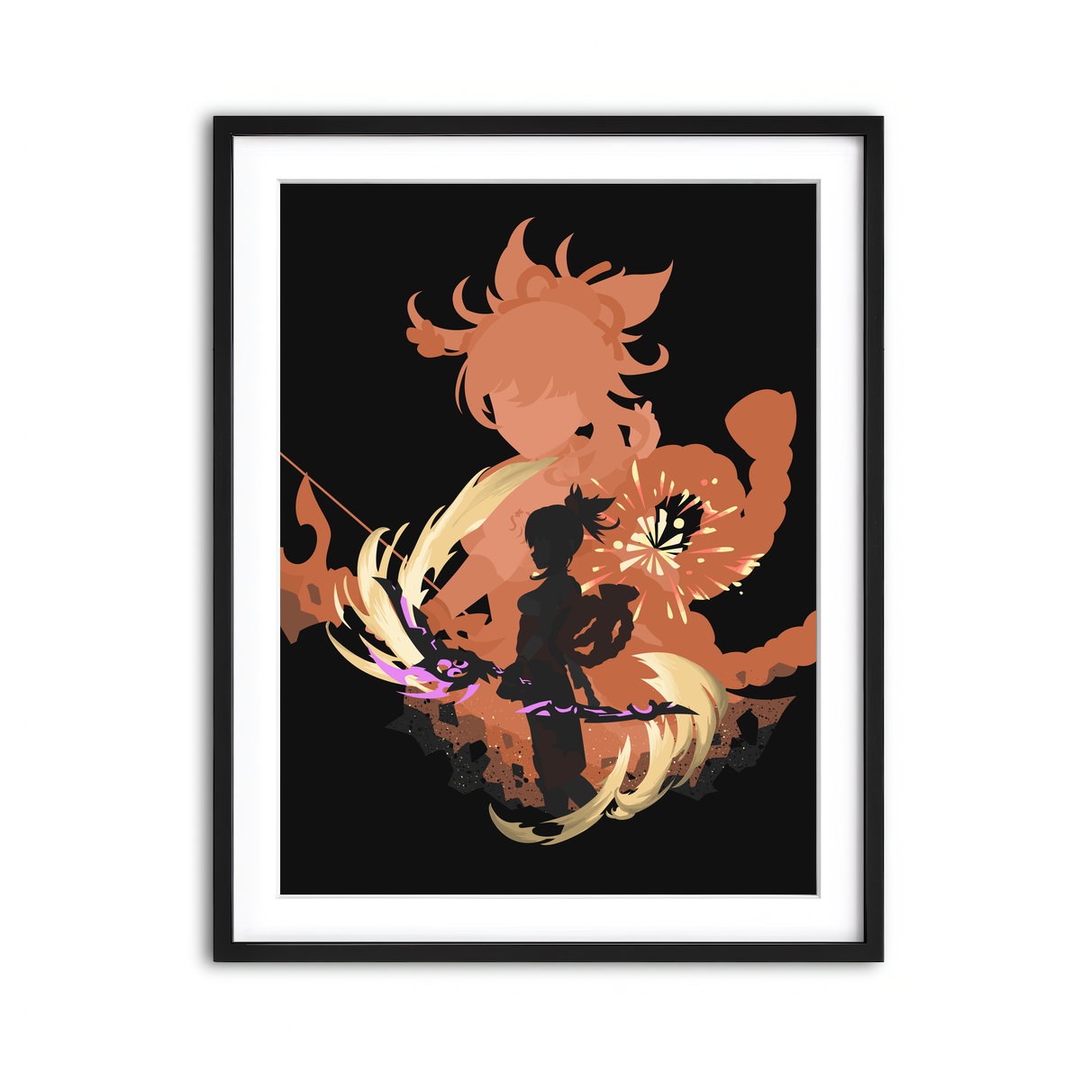 Framed Print 3x4 Black