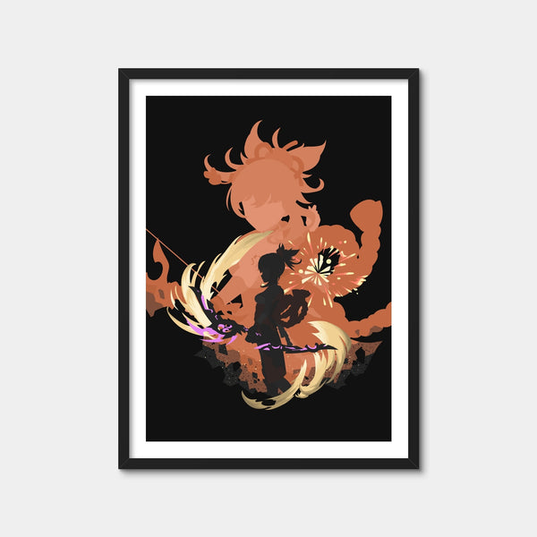 Yoimiya Wall Art — Framed Print Format preview