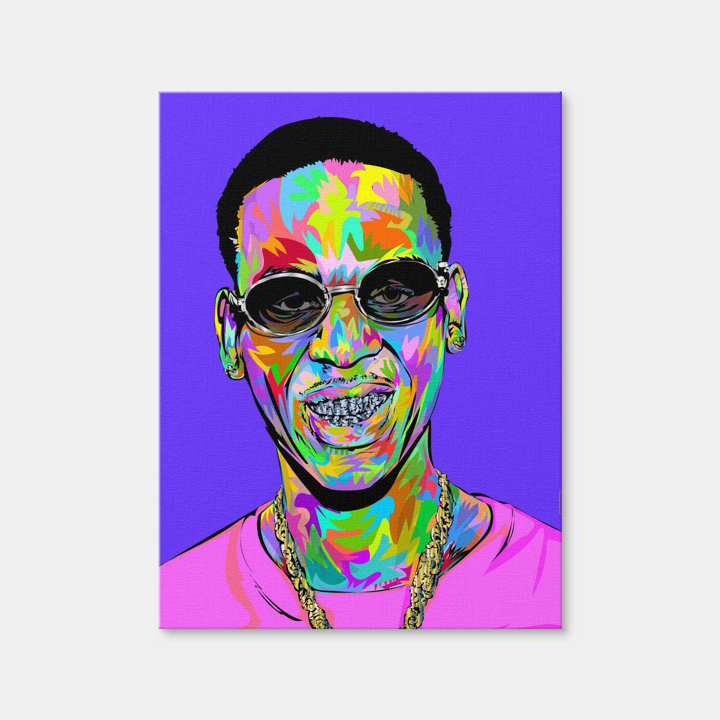 AUTO-MOCKUP WHITE | Young Dolph Rip | 1 Piece | Gallery Wrap | group=3x4