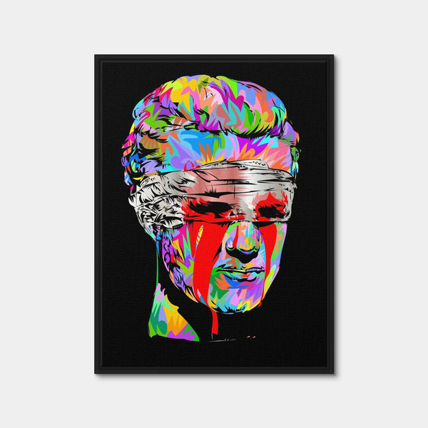 Young Thug Culture Blood Eyes Wall Art — Framed Canvas Format preview