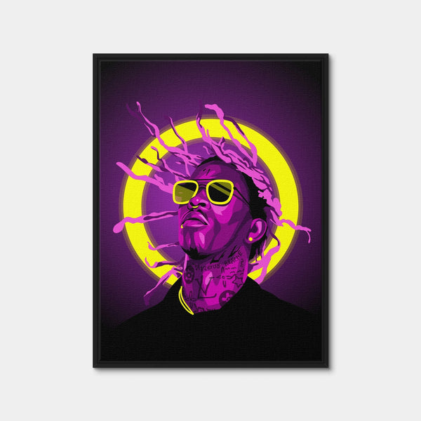 Young Thug Wall Art — Framed Canvas Format preview