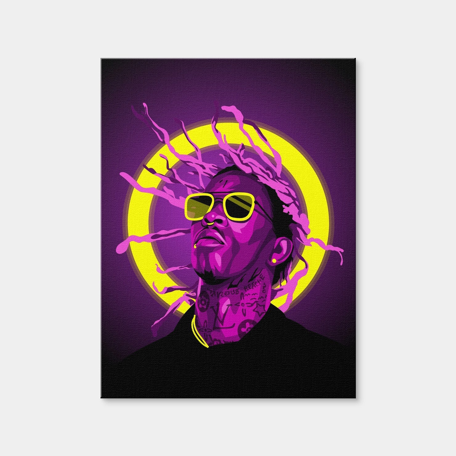 AUTO-MOCKUP WHITE | Young Thug | 1 Piece | Gallery Wrap | group=3x4