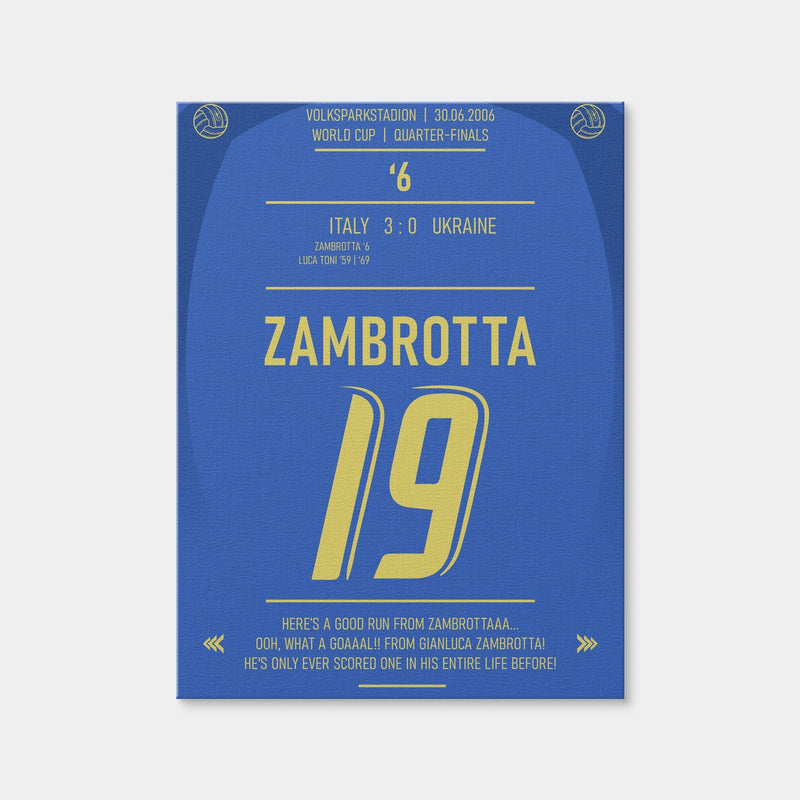 AUTO-MOCKUP WHITE | Zambrotta | 1 Piece | Gallery Wrap | group=3x4