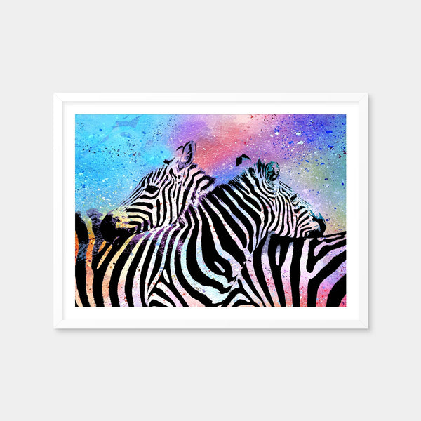 Zebras Wall Art — Framed Print Format preview