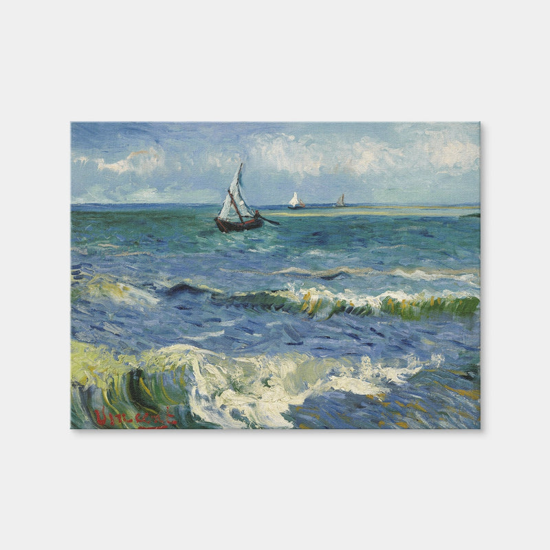 AUTO-MOCKUP WHITE | Zeegezicht bij Les Saintes-Maries-de-la-Mer | 1 Piece | Gallery Wrap Canvas | group=4x3