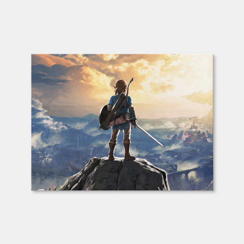 AUTO-MOCKUP WHITE | Zelda Breath of the Wild | 1 Piece | Gallery Wrap | group=4x3
