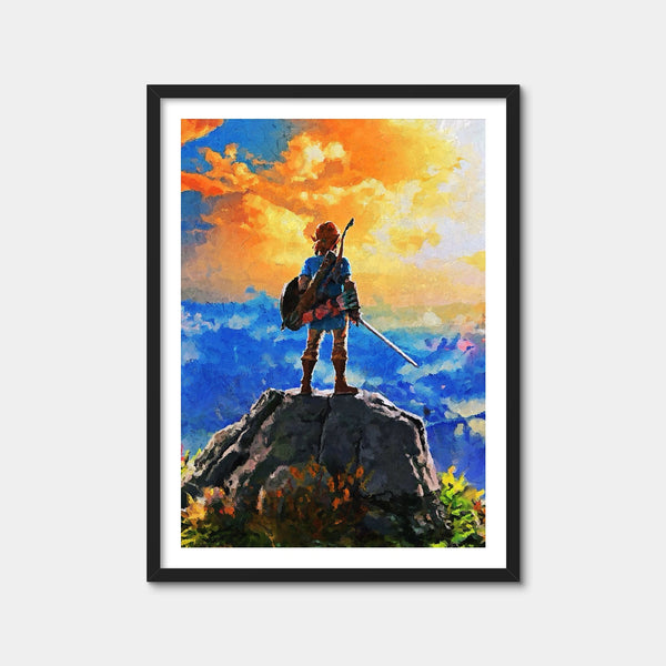Zelda Painting Wall Art — Framed Print Format preview