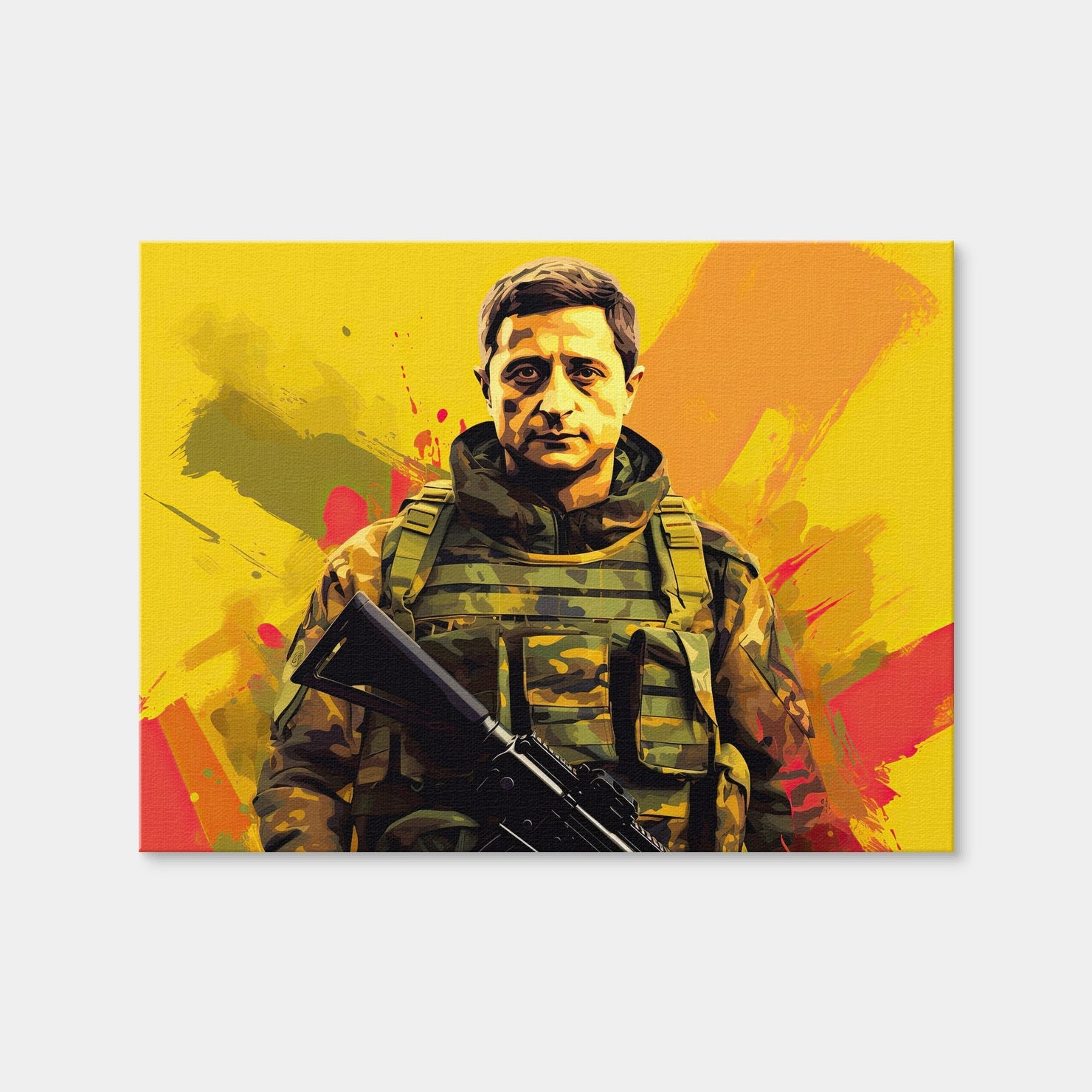 AUTO-MOCKUP WHITE | Zelenskyy | 1 Piece | Gallery Wrap Canvas | group=4x3