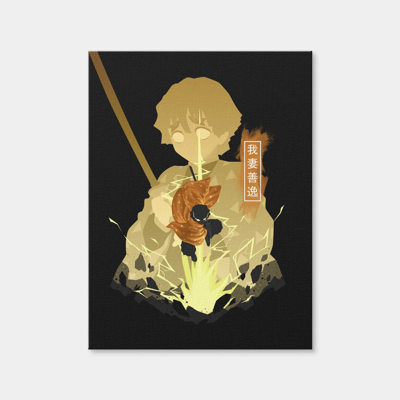 AUTO-MOCKUP WHITE | Zenitsu | 1 Piece | Gallery Wrap | group=3x4