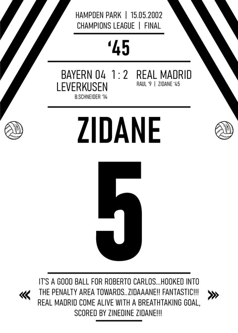 Zidane Wall Art