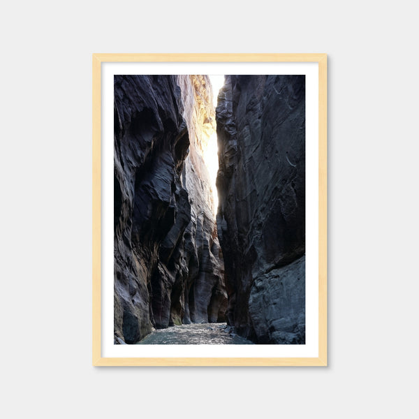 Zion Narrows Wall Art — Framed Print Format preview