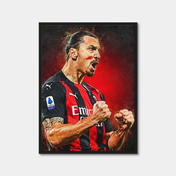 Zlatan Ibrahimovic Wall Art — Framed Canvas Format preview