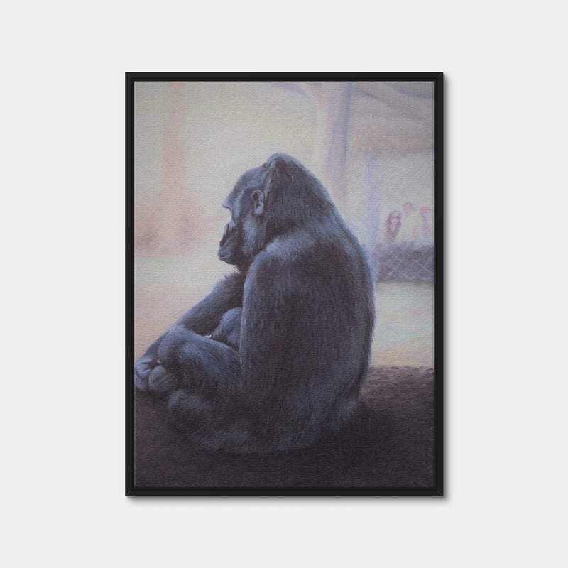 AUTO-MOCKUP WHITE | Zoo Blues | 1 Piece | Black Framed Canvas | group=3x4